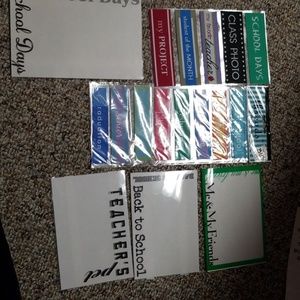School Scrapbooking embellishments